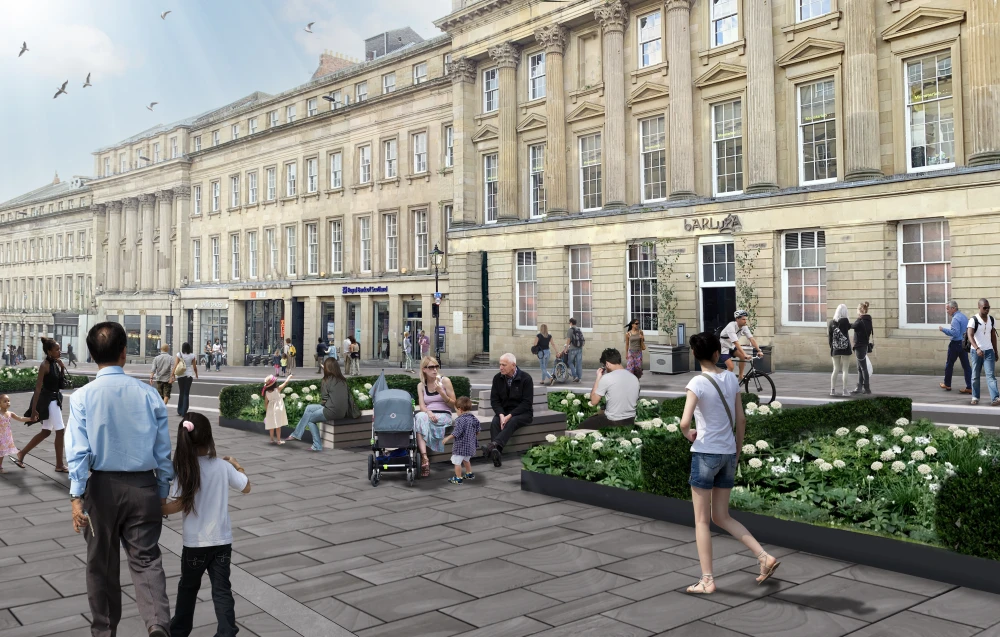 Grey Street artist's impression
